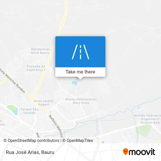 Rua José Arias map
