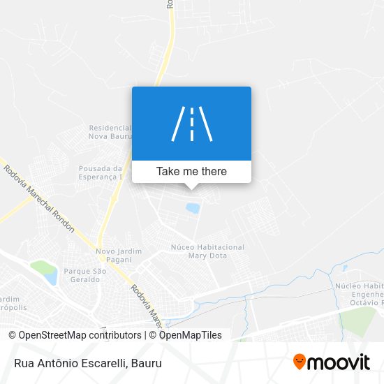 Rua Antônio Escarelli map