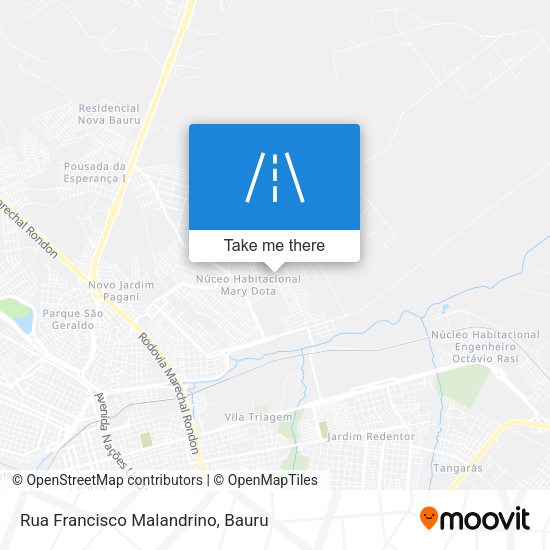 Rua Francisco Malandrino map