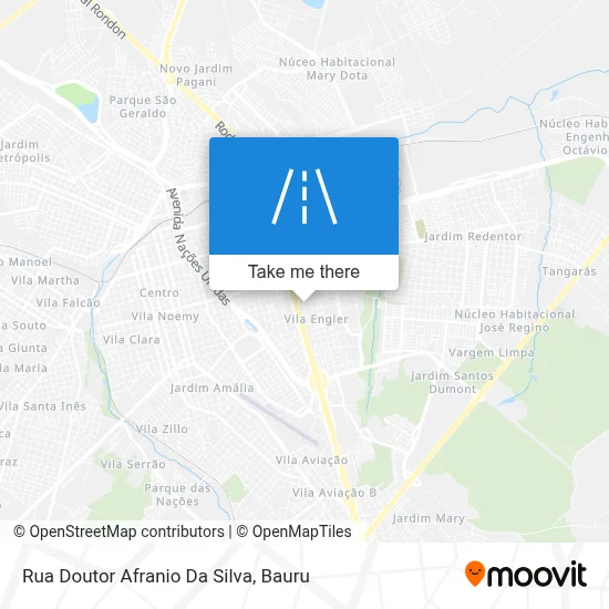 Rua Doutor Afranio Da Silva map