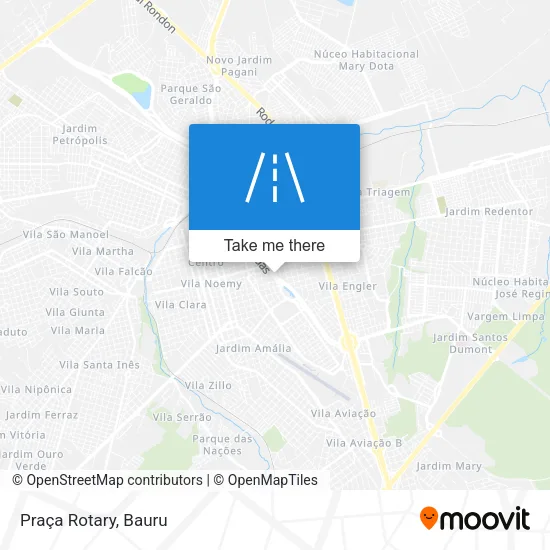 Praça Rotary map
