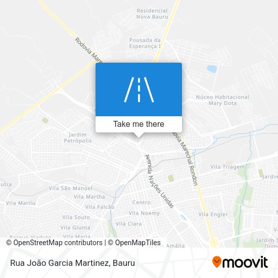 Rua João Garcia Martinez map
