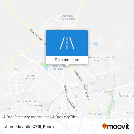 Alameda João XXIII map