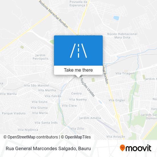Rua General Marcondes Salgado map