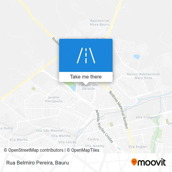 Rua Belmiro Pereira map