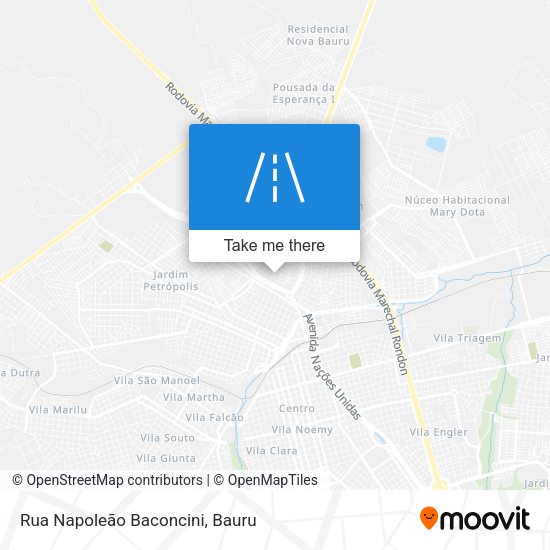 Rua Napoleão Baconcini map