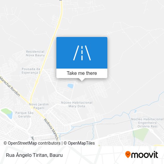 Rua Ângelo Tiritan map