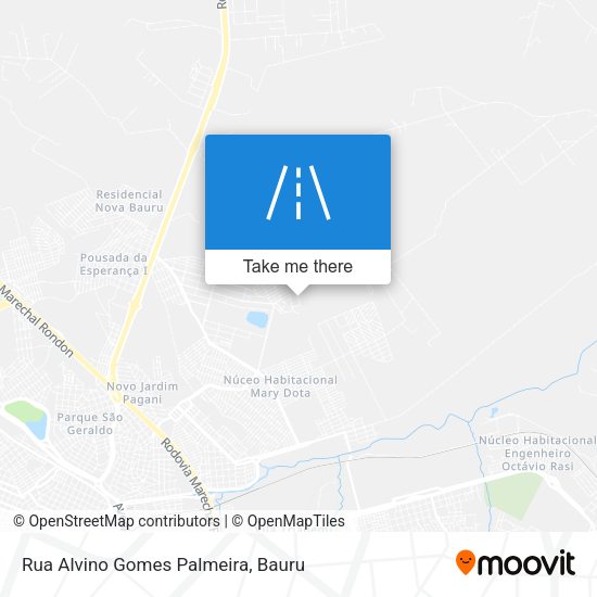 Rua Alvino Gomes Palmeira map