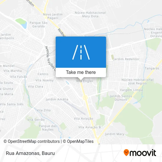 Rua Amazonas map