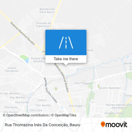 Rua Thomazina Inês Da Conceição map