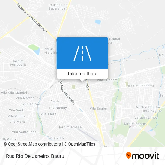Rua Rio De Janeiro map