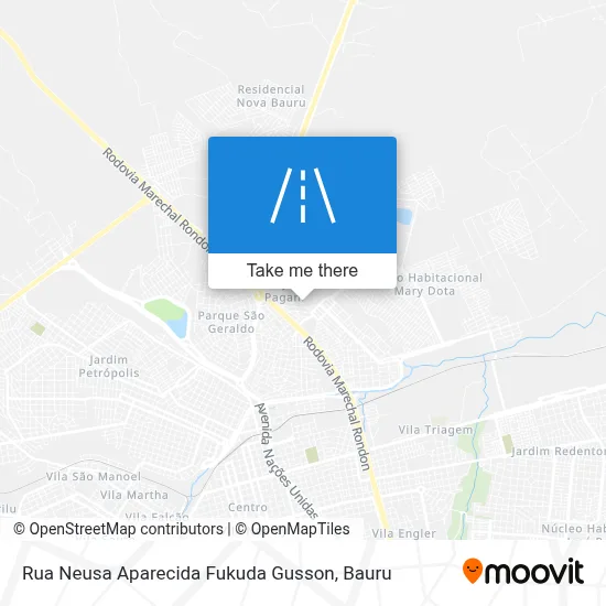Rua Neusa Aparecida Fukuda Gusson map