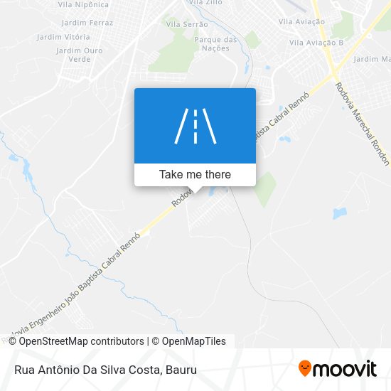 Rua Antônio Da Silva Costa map