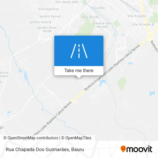 Rua Chapada Dos Guimarães map