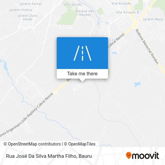 Rua José Da Silva Martha Filho map
