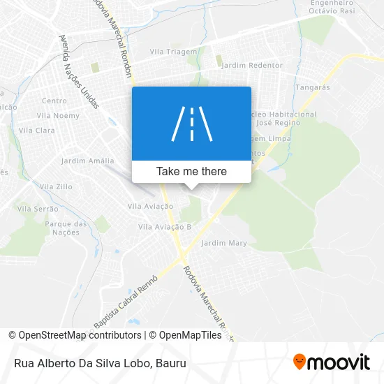 Rua Alberto Da Silva Lobo map