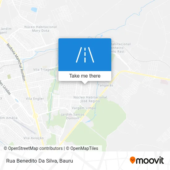 Rua Benedito Da Silva map