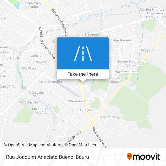 Rua Joaquim Anacleto Bueno map