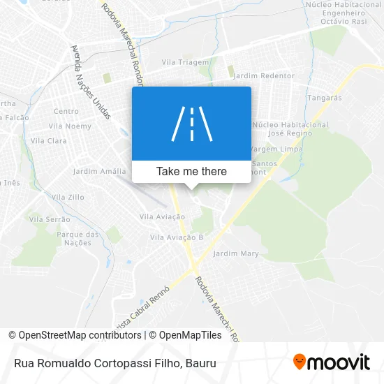 Rua Romualdo Cortopassi Filho map