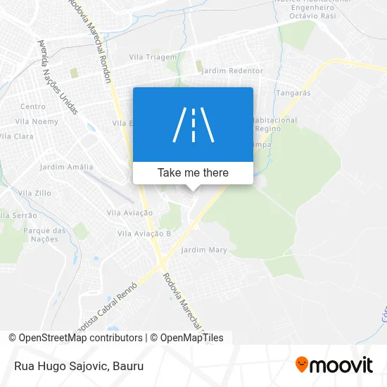 Rua Hugo Sajovic map
