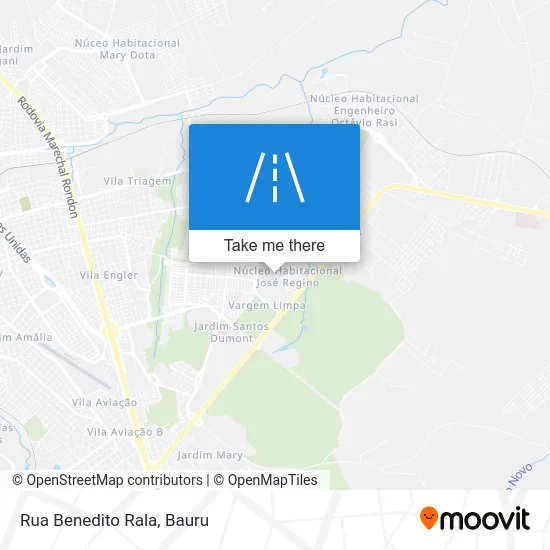 Rua Benedito Rala map