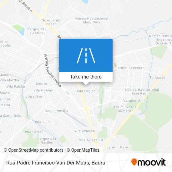 Rua Padre Francisco Van Der Maas map