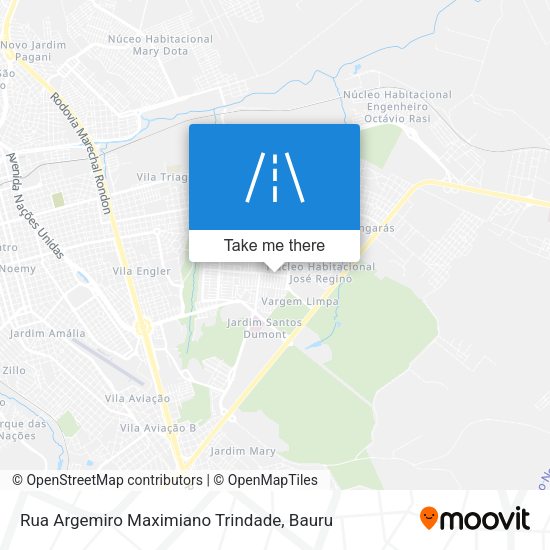 Rua Argemiro Maximiano Trindade map