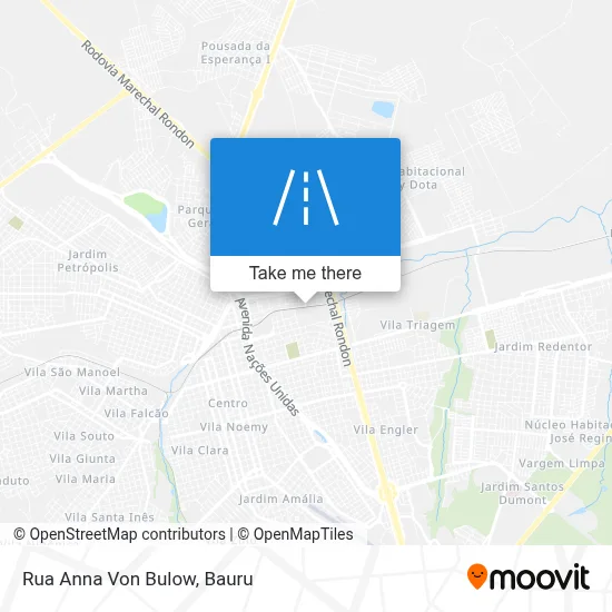 Rua Anna Von Bulow map