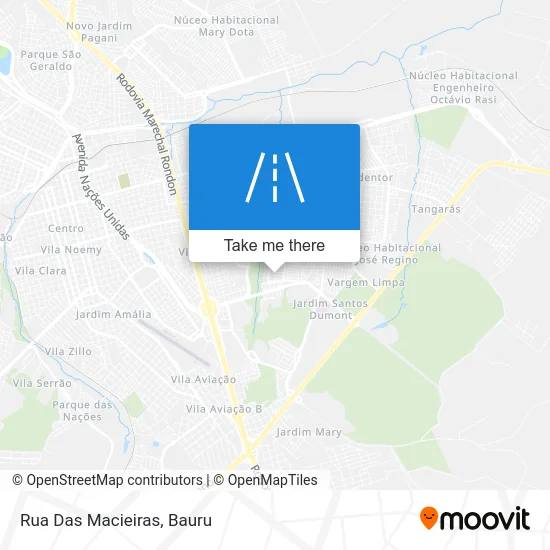 Rua Das Macieiras map