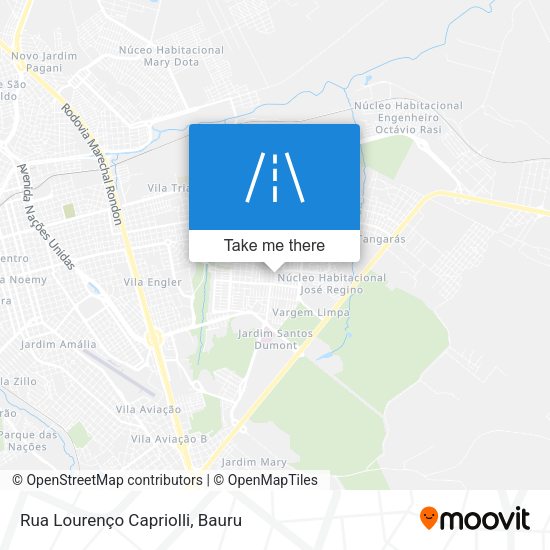 Rua Lourenço Capriolli map