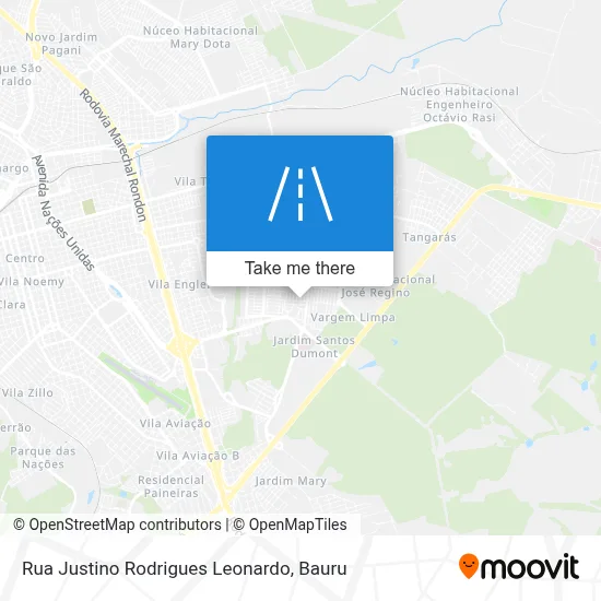 Rua Justino Rodrigues Leonardo map