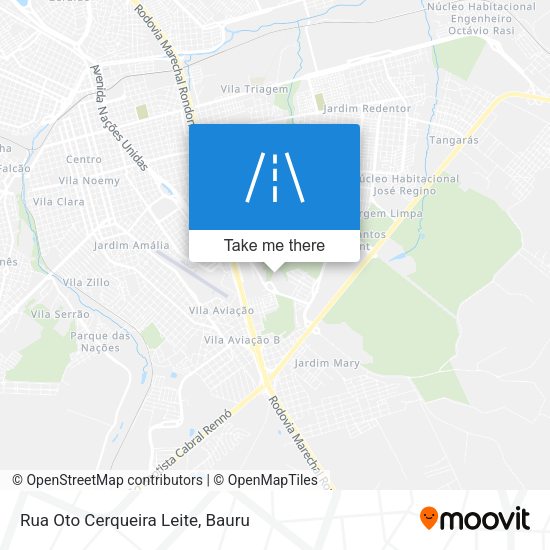 Rua Oto Cerqueira Leite map