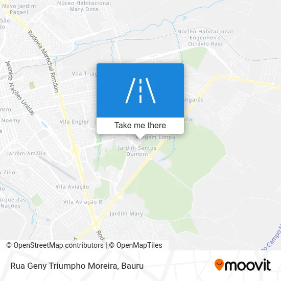 Rua Geny Triumpho Moreira map