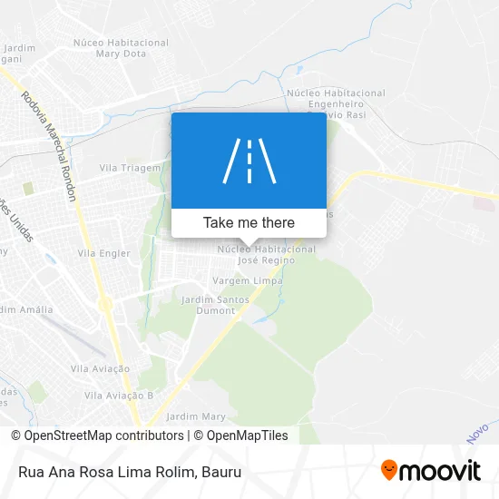 Rua Ana Rosa Lima Rolim map