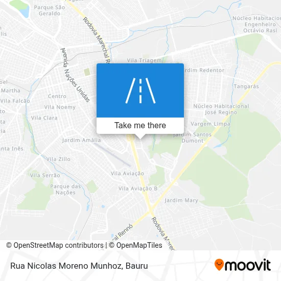 Rua Nicolas Moreno Munhoz map