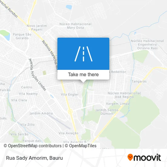 Rua Sady Amorim map