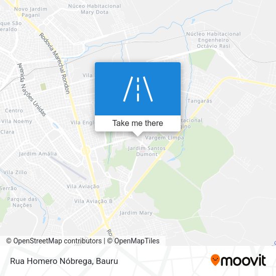 Rua Homero Nóbrega map
