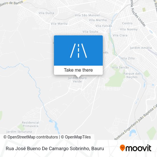 Rua José Bueno De Camargo Sobrinho map