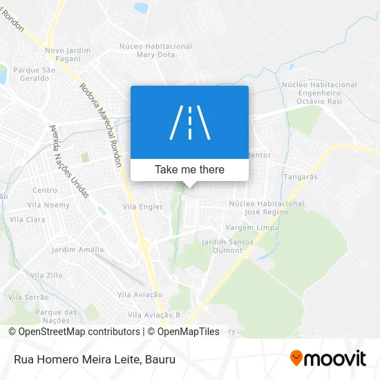 Rua Homero Meira Leite map