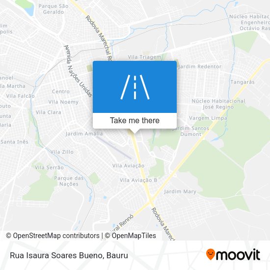 Rua Isaura Soares Bueno map