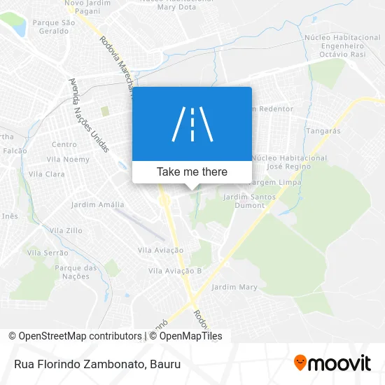 Rua Florindo Zambonato map