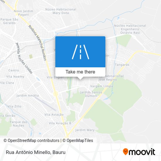 Rua Antônio Minello map