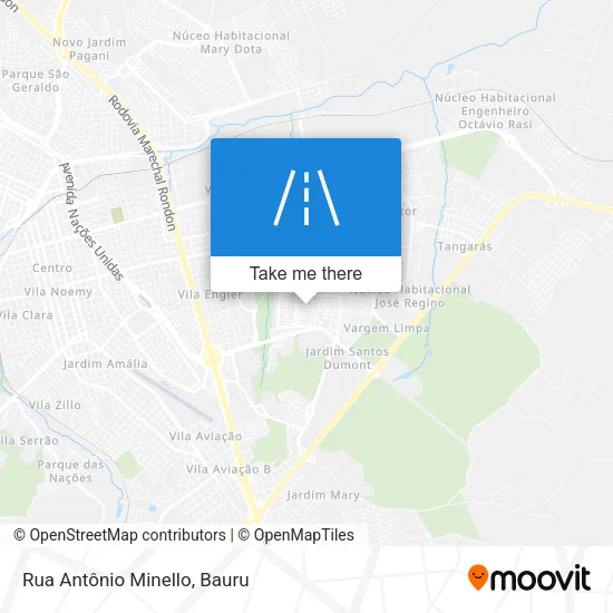 Rua Antônio Minello map
