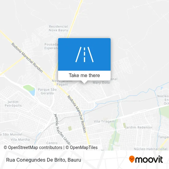 Rua Conegundes De Brito map