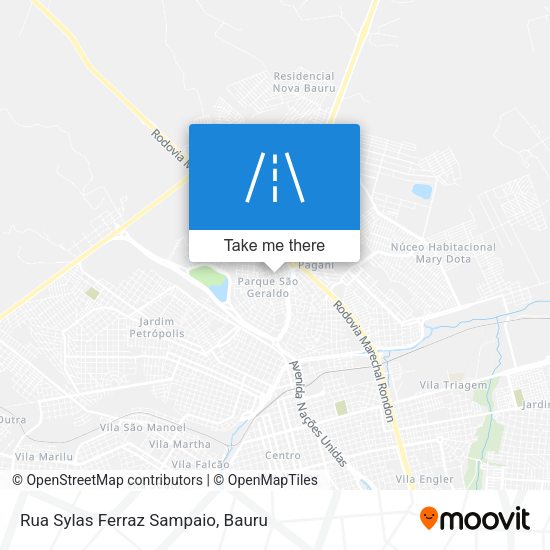 Rua Sylas Ferraz Sampaio map