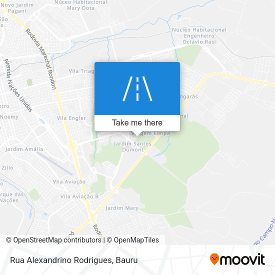 Rua Alexandrino Rodrigues map