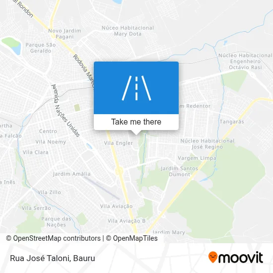 Rua José Taloni map