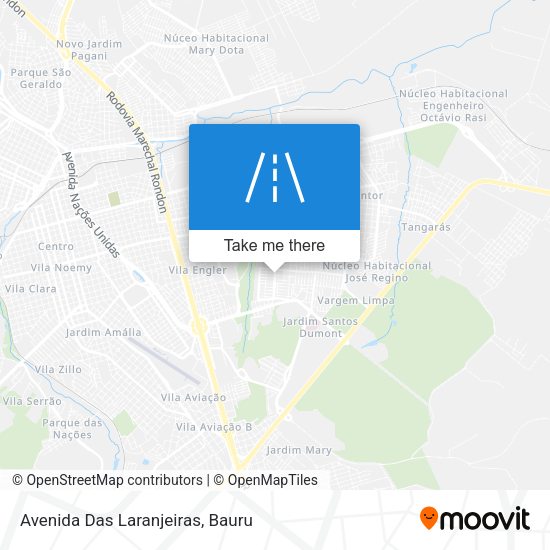 Avenida Das Laranjeiras map