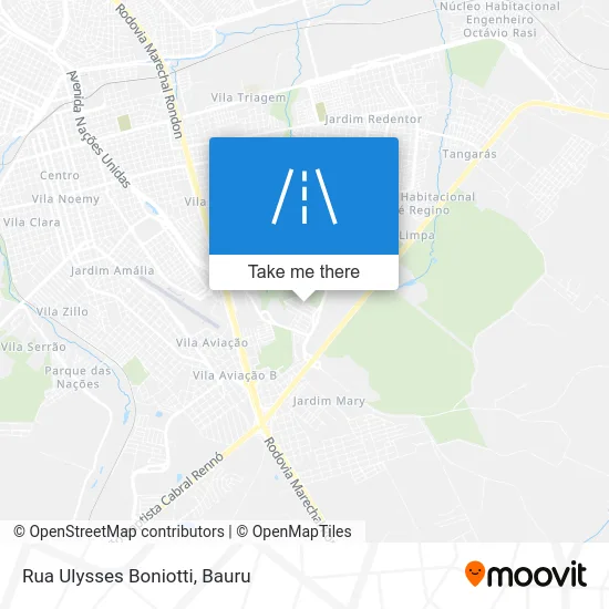 Rua Ulysses Boniotti map