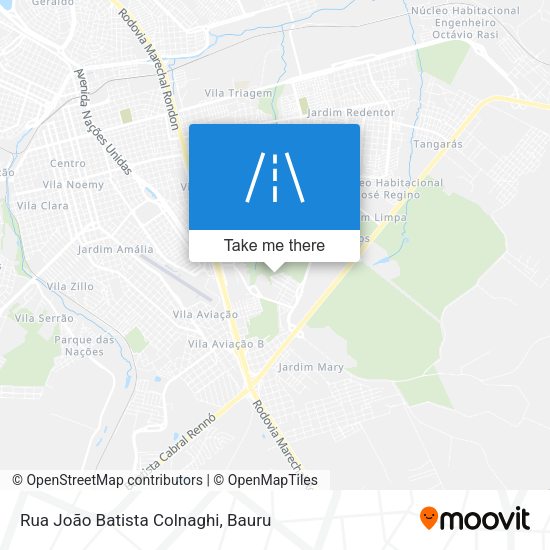 Rua João Batista Colnaghi map